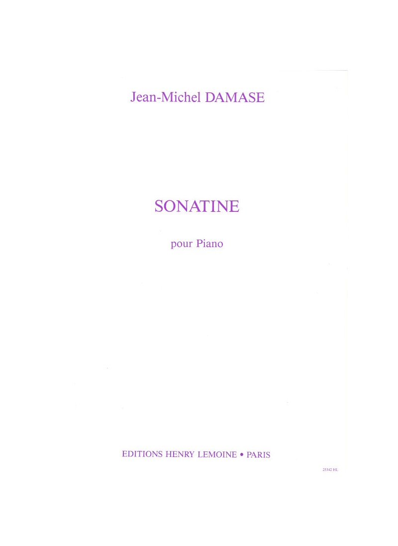 Damase: Sonatine