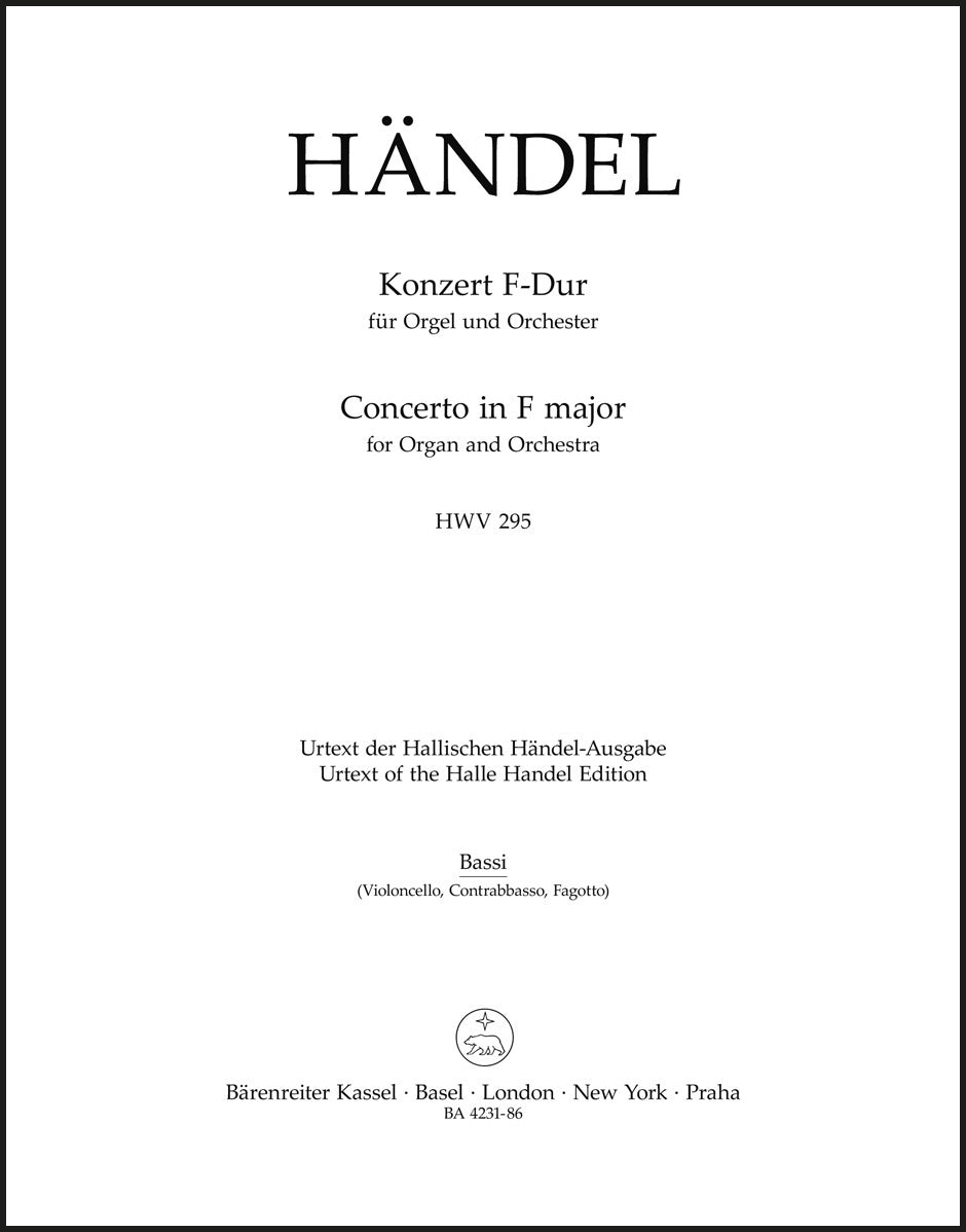 Handel: Organ Concerto No. 13 in F Major, HWV 295