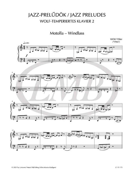 P.E. Wolf: Jazz Preludes