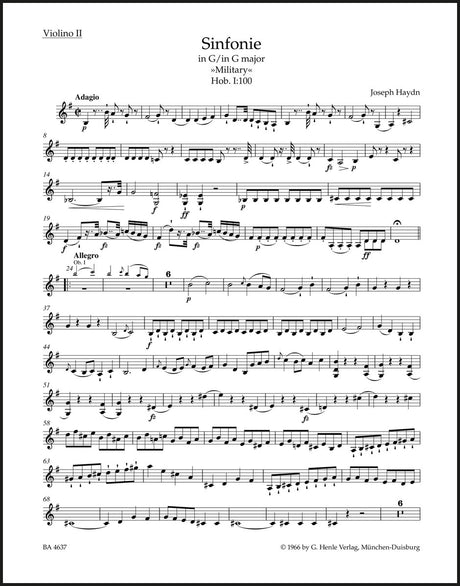 Haydn: Symphony in G Major, Hob. I:100