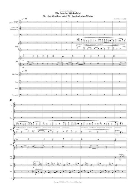 Rasmussen: Rósan Í Vetrarljósi