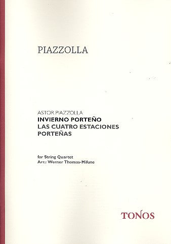 Piazzolla: Invierno Porteño (arr. for string quartet)