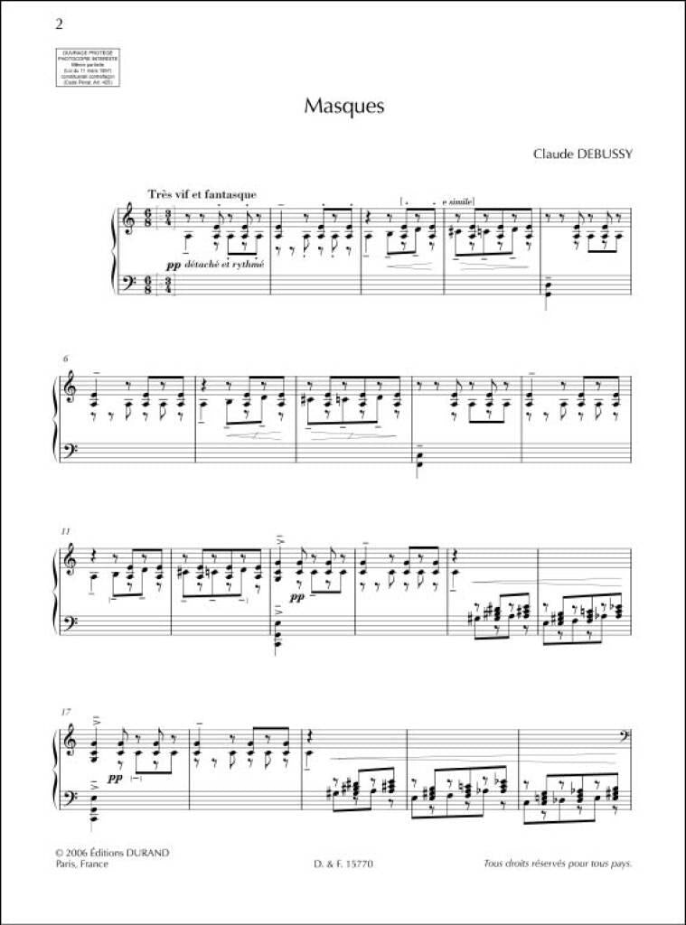 Debussy: Masques