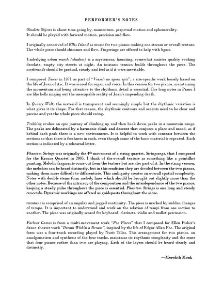 Monk: Piano Album II