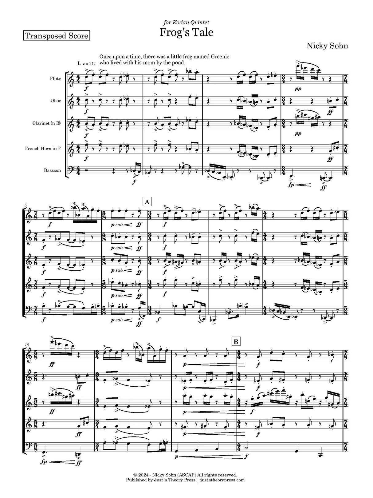 Sohn: Frog's Tale