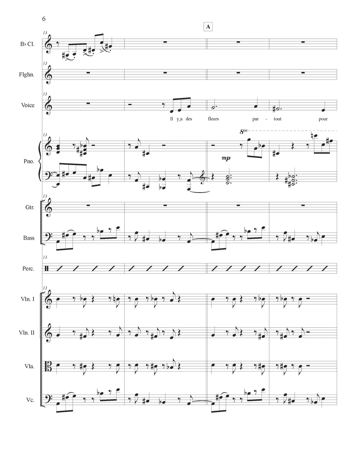 Balentine: Il y a des Fleurs