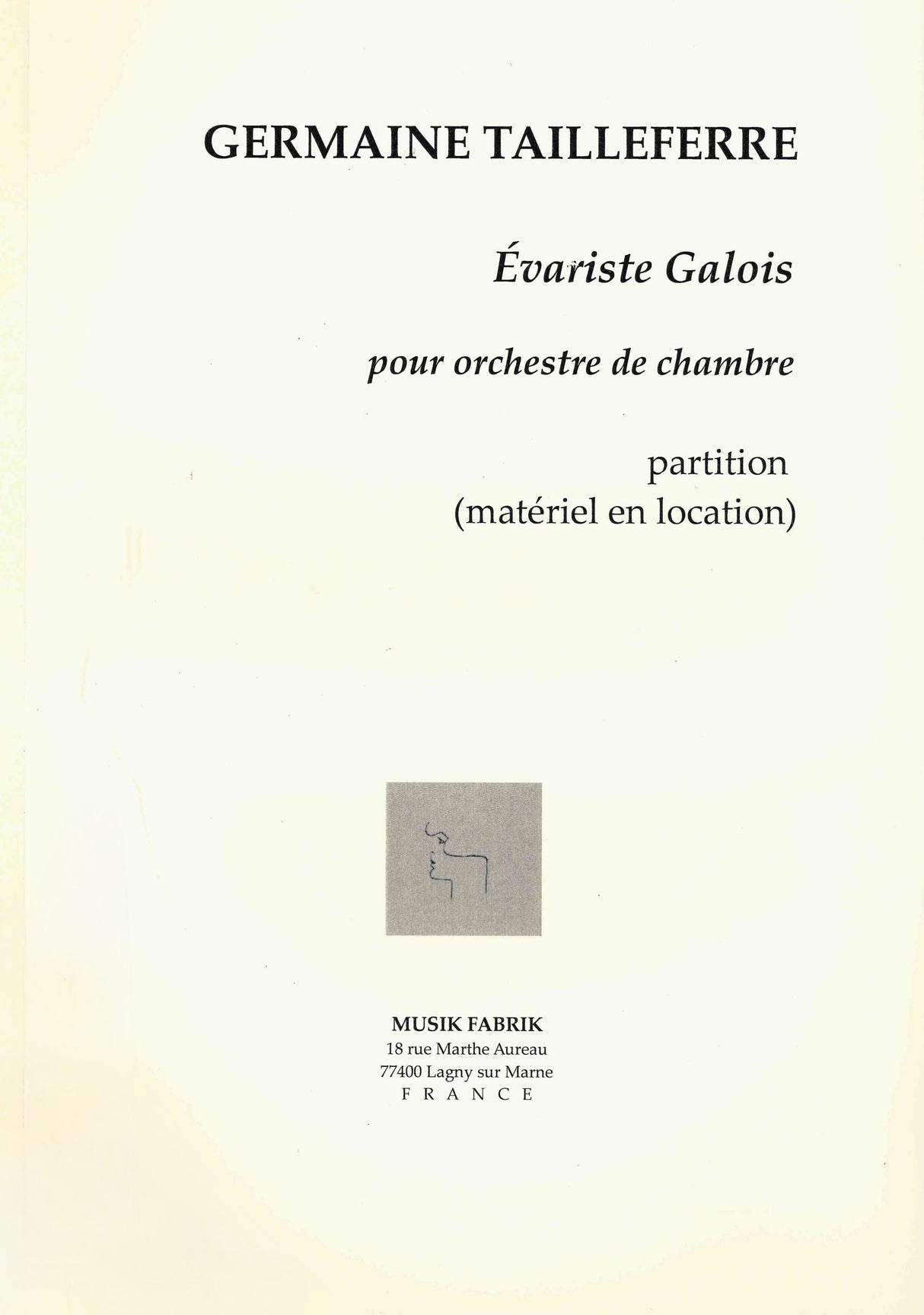 Tailleferre: Évariste Galois