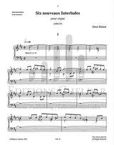 Bédard: 6 nouveaux Interludes