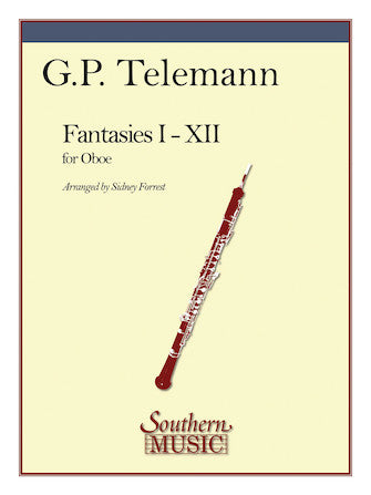Telemann: Fantasies I-XII (arr. for oboe)