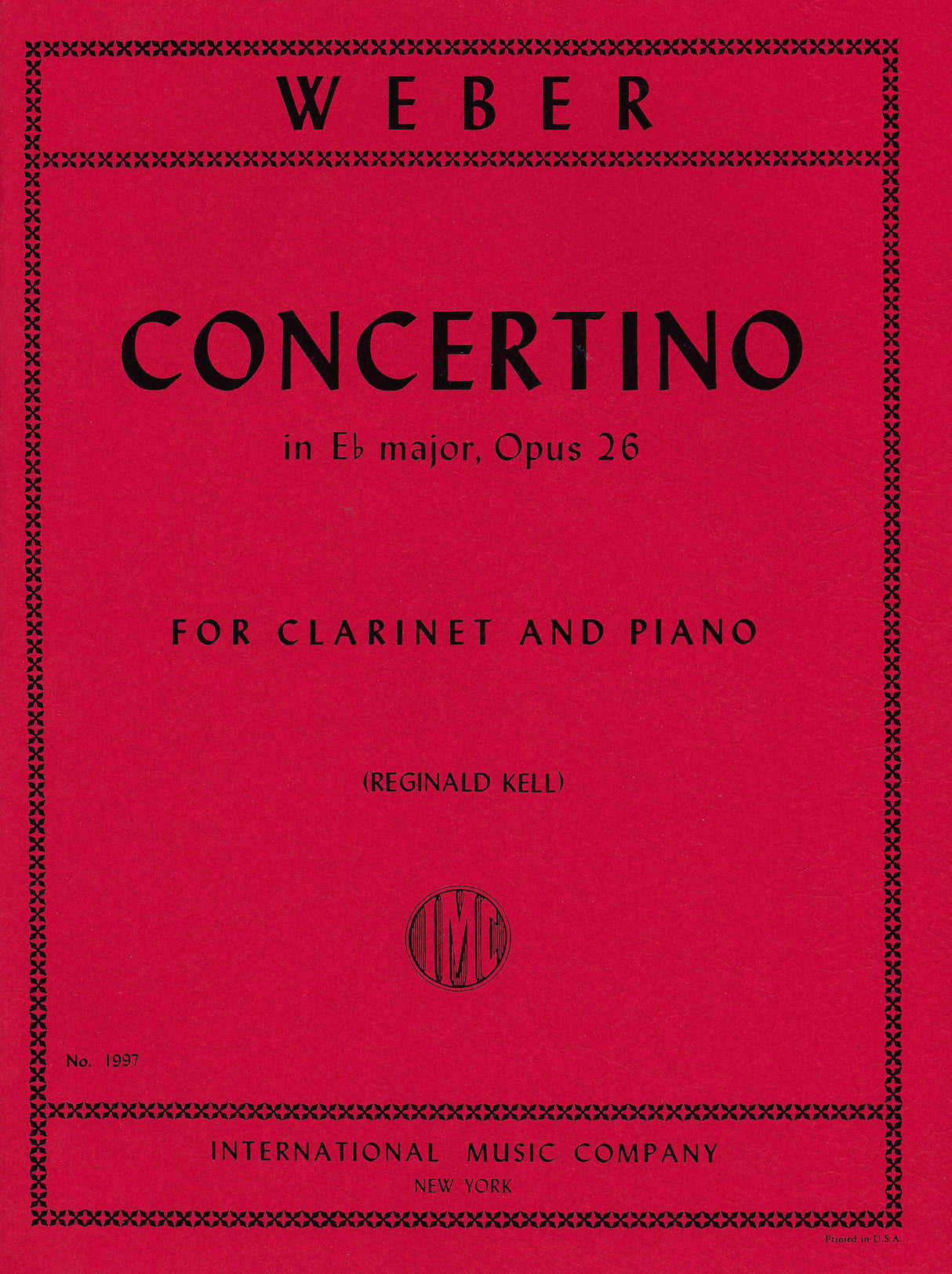 Weber: Concertino in E-flat Major, Op. 26