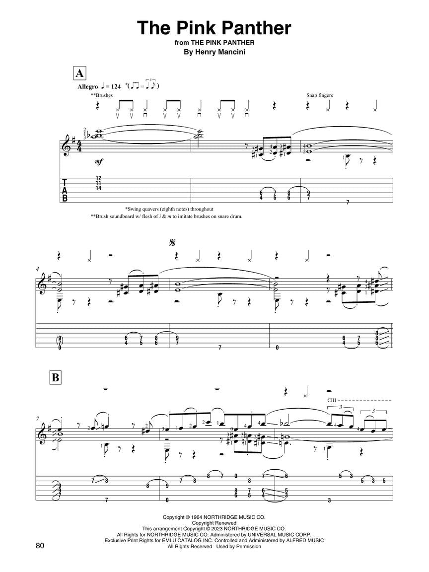 Movie Themes for Classical Guitar