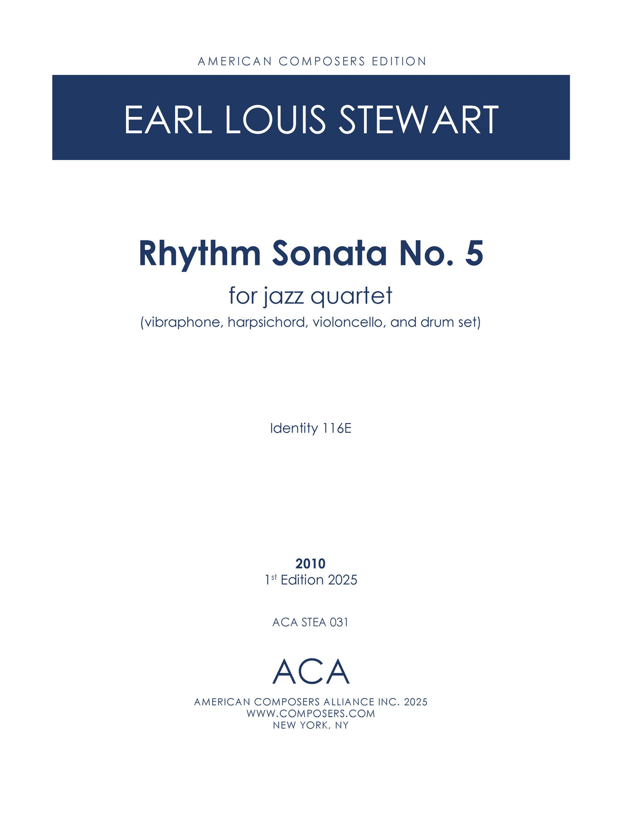 Stewart: Rhythm Sonata No. 5