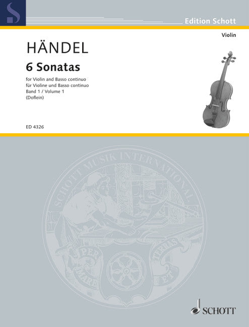 Handel: Sonatas for Violin and Basso continuo – Volume 1 (HWV 372, 373, 370)