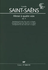 Saint-Saëns: Messe à quatre voix, Op. 4