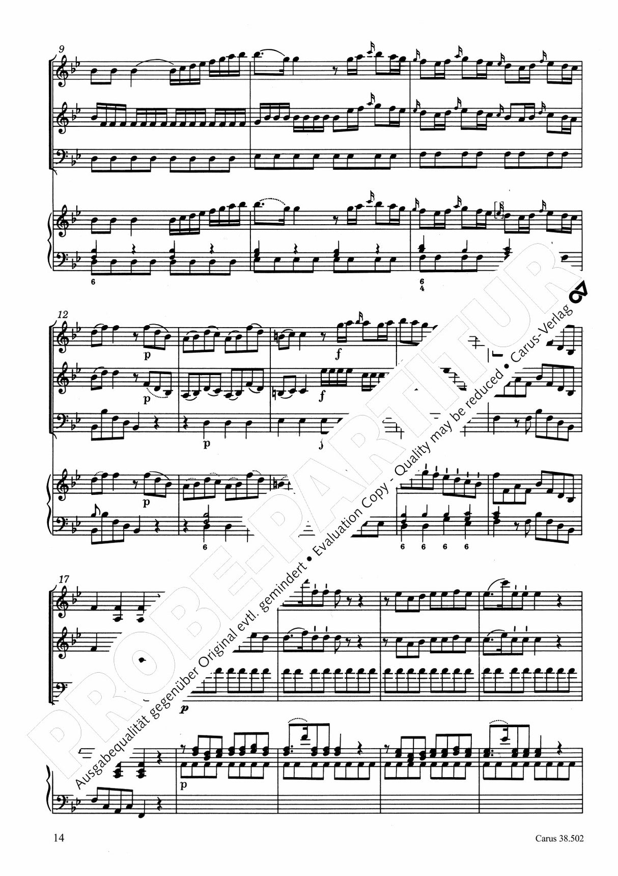 J.C. Bach: Organ Concerto in B-flat Major, Op. 13, No. 4