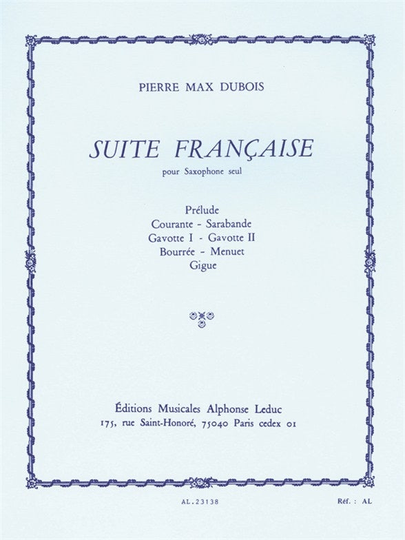 Dubois: Suite Française – Ficks Music
