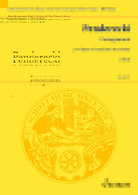 Penderecki: Fonogrammi