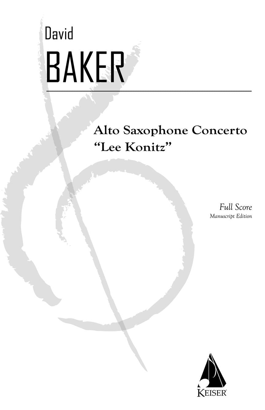 Baker: Alto Saxophone Concerto