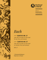 Bach: Wer weiß, wie nahe mir mein Ende, BWV 27