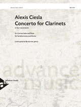 Ciesla: Concerto for Clarinets in Four Movements