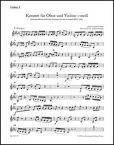 Bach: Concerto for Oboe, Violin, Strings and Basso continuo in C Minor