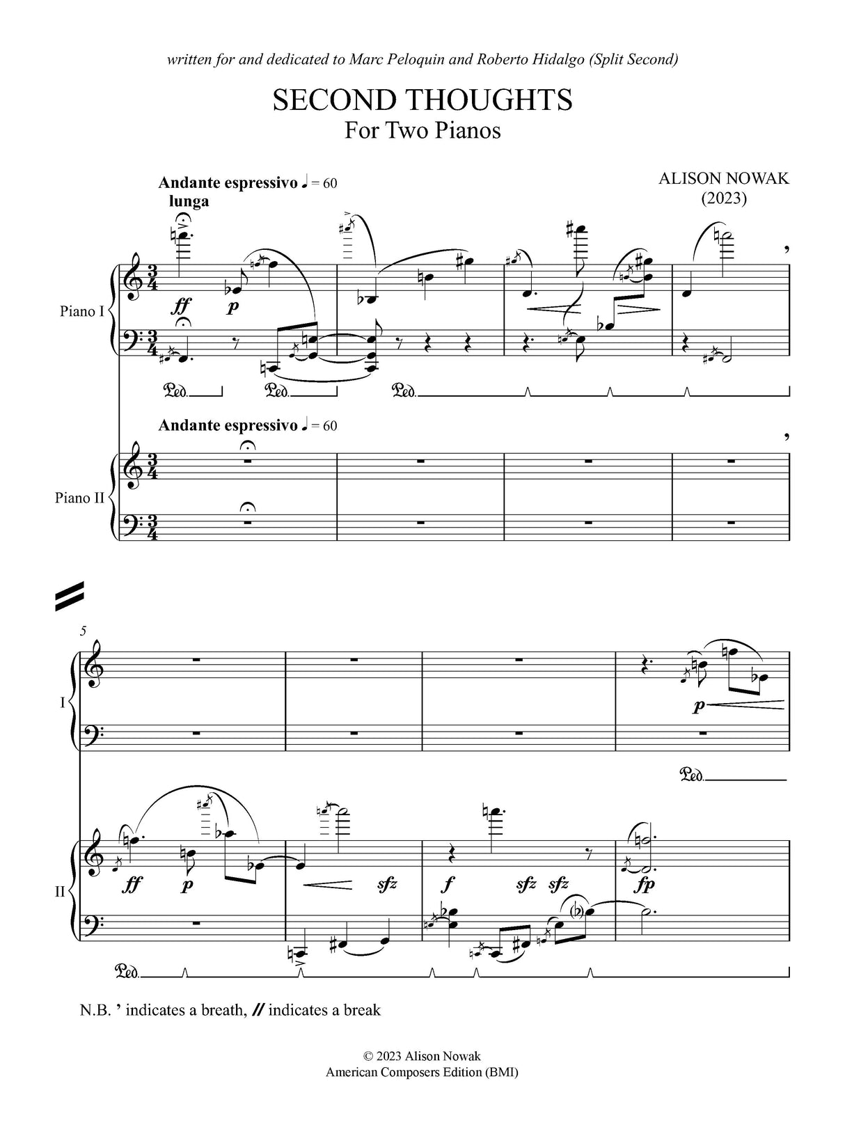 Nowak: Second Thoughts