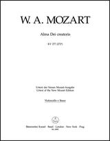 Mozart: Alma Dei creatoris, K. 277 (272a)