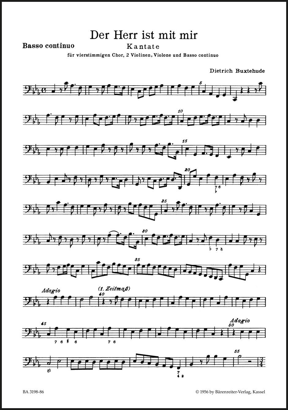 Buxtehude: Der Herr ist mit mir, BuxWV 15