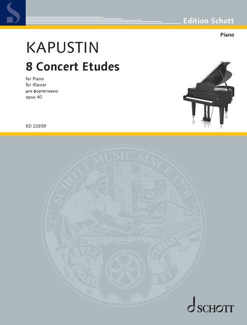 Kapustin: 8 Concert Studies (Etudes), Op. 40 – Ficks Music