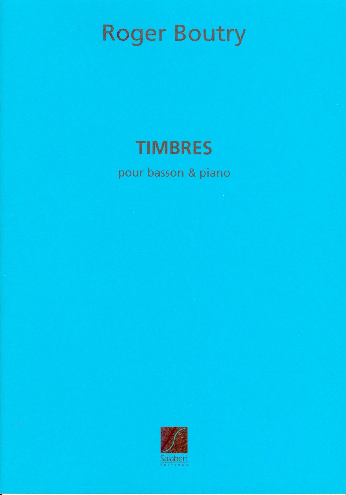 Boutry: Timbres