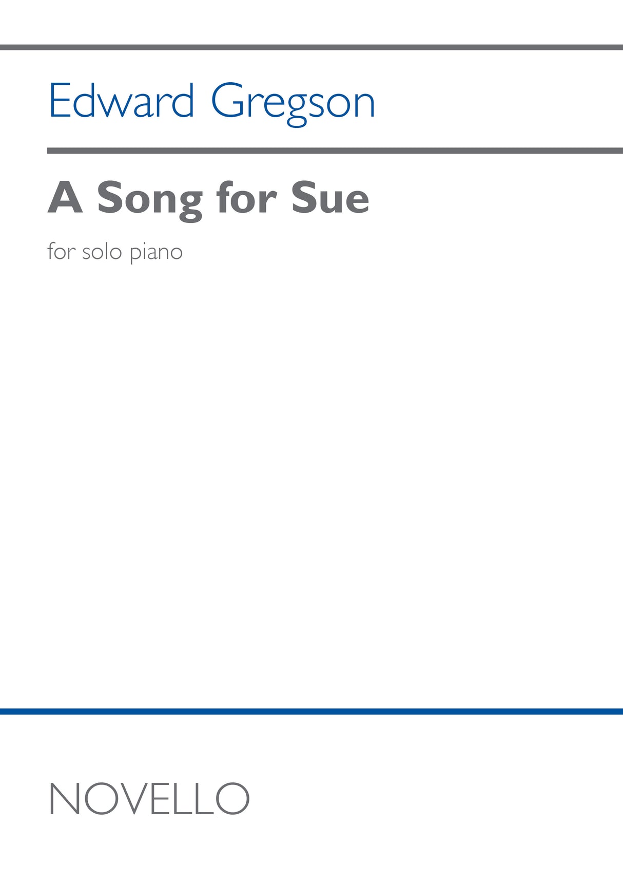 Gregson: A Song for Sue