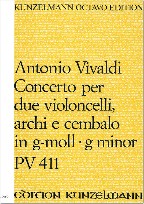 Vivaldi: Concerto for 2 Cellos in G Minor, RV 531