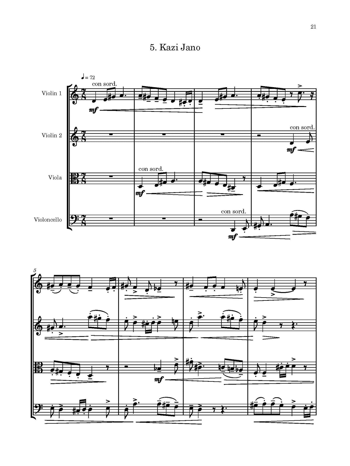 Davidson: 6 Bulgarian Melodies