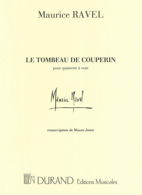 Ravel: Le tombeau de Couperin (arr. for wind quintet)