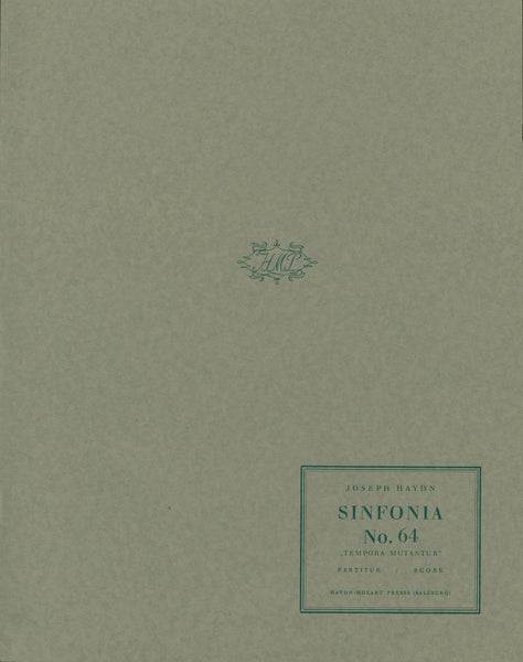 Haydn: Symphony No. 64 in A Major, Hob. I:64 – Ficks Music