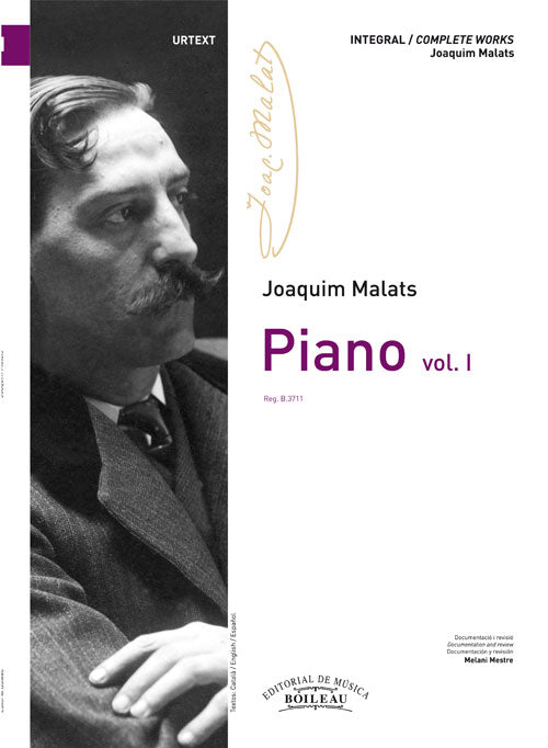 Malats: Piano Works - Volume 1