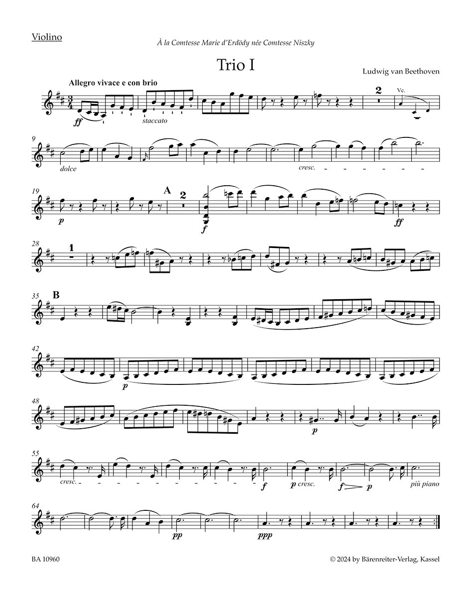 Beethoven: Piano Trios, Op. 70