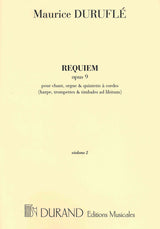 Duruflé: Requiem, Op. 9 - Reduced Orchestration