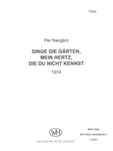 Nørgård: Singe Die Gärten (Version for Choir, Harp, & Cello)