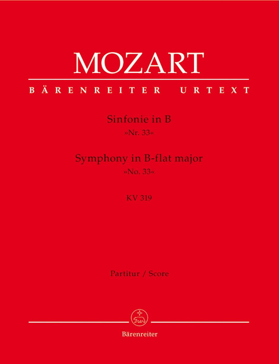 Mozart: Symphony No. 33 in B-flat Major, K. 319 – Ficks Music
