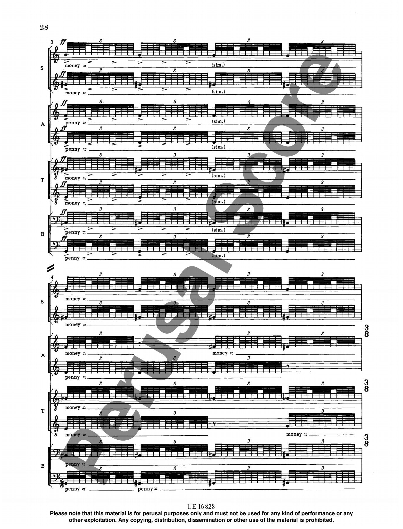 Sheet music composed by Luciano Berio (1925-2003) – Ficks Music