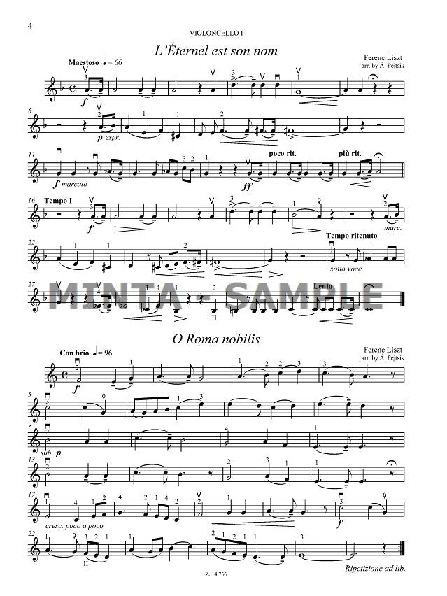 Chamber Music for Cellos - Volume 13 (4 Cellos)