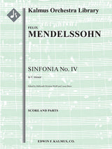 Mendelssohn: Sinfonia No. 4 in C Minor