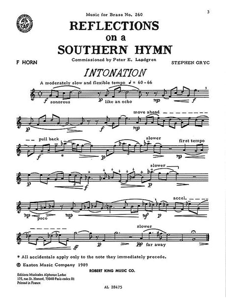Gryc: Reflections On A Southern Hymn