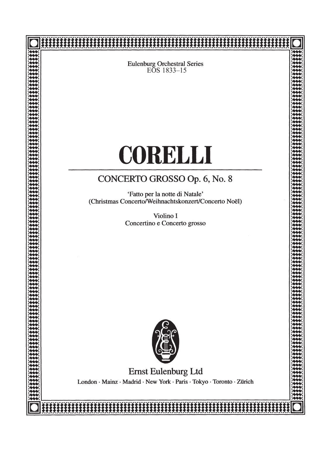 Corelli: Concerto grosso in G Minor, Op. 6, No. 8 – Ficks Music