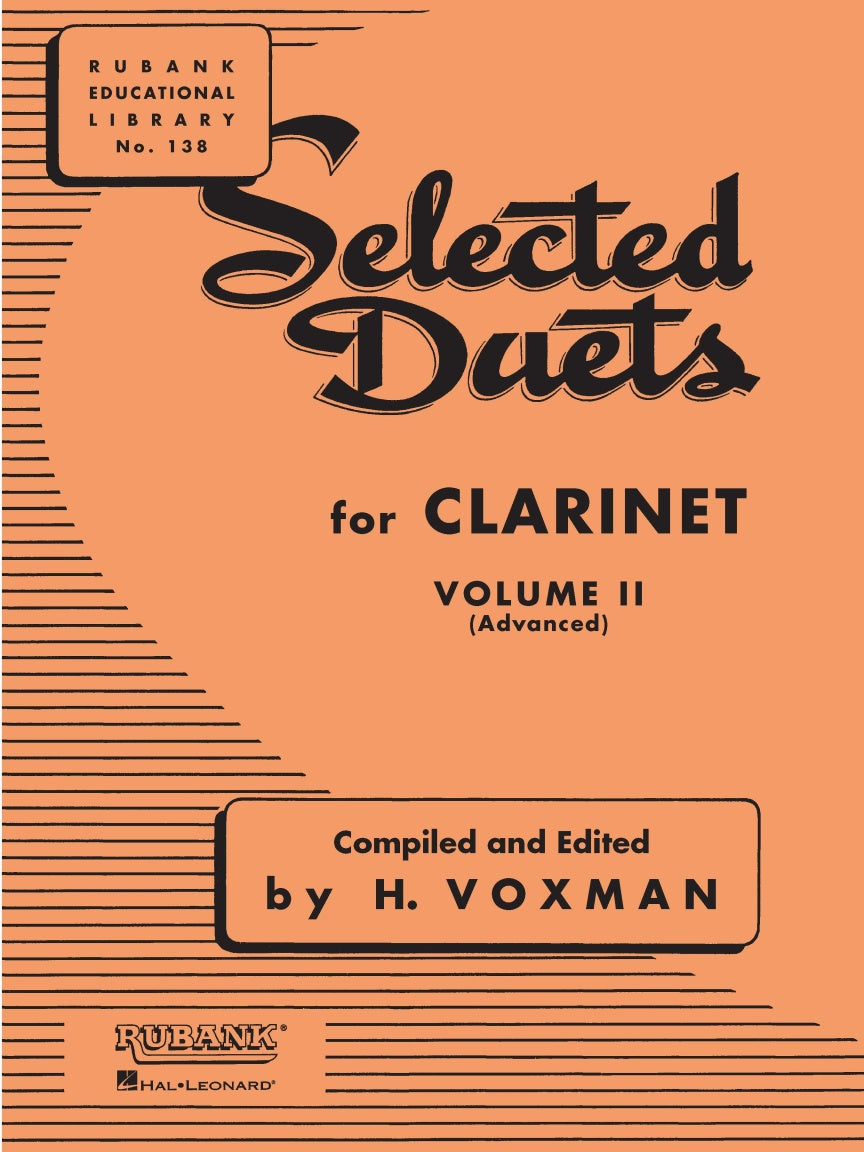 Selected Duets for Clarinet - Volume 2 (Advanced)