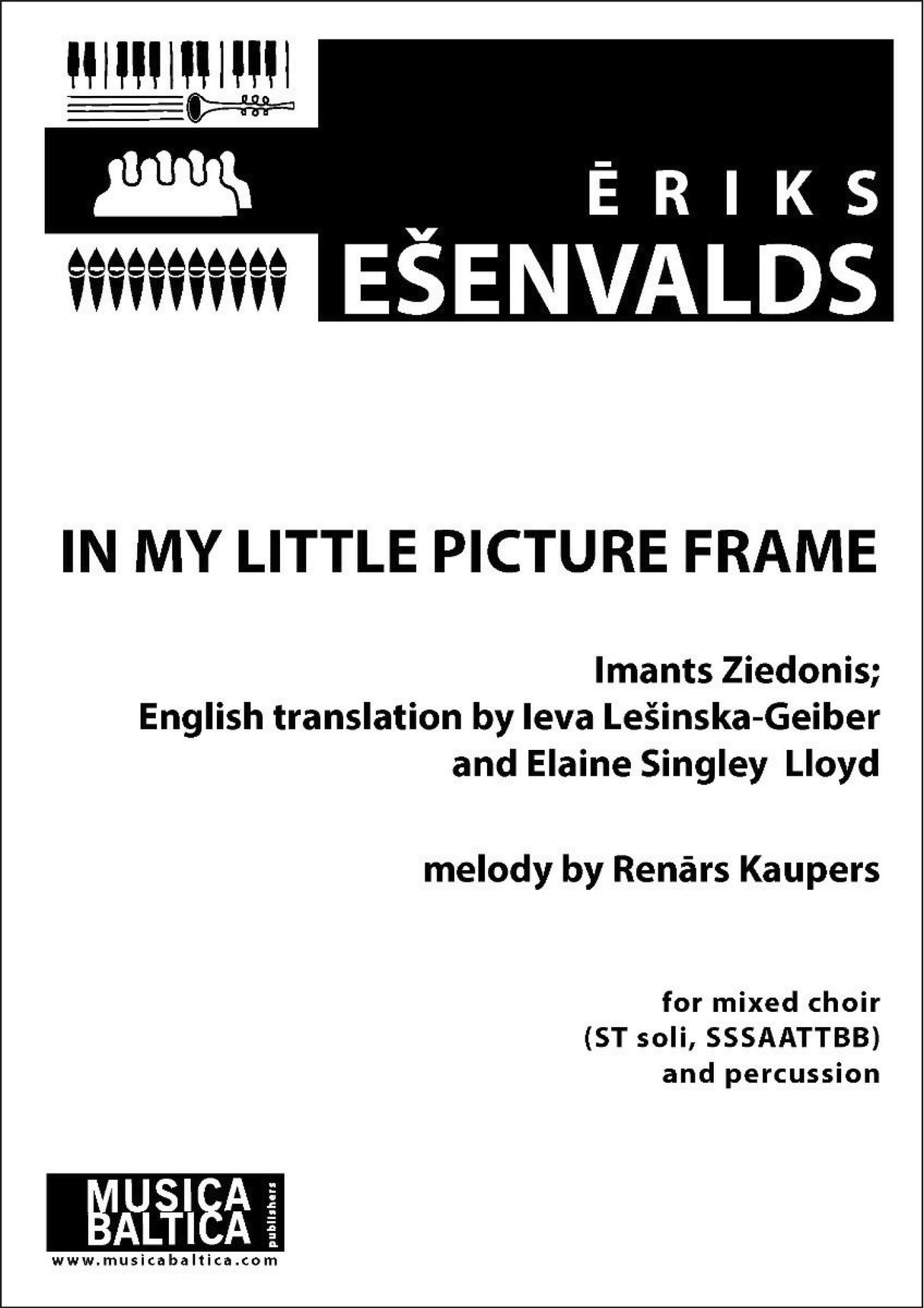 Ešenvalds: In My Little Picture Frame