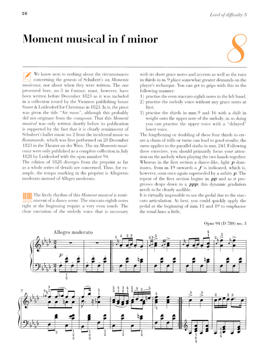 Schubert: At the Piano – Ficks Music