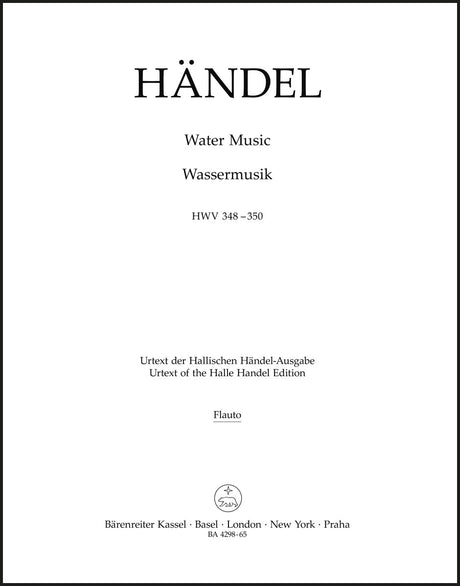 Handel: Water Music, HWV 348-350