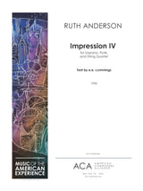 R. Anderson: Impression IV (Version for Soprano, Flute, & String Quartet)